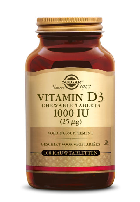 Vitamin D-3 25 mcg/1000 IU chewable tablet
