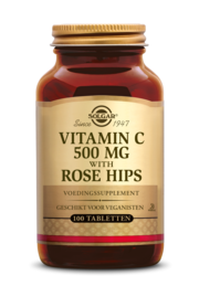 Vitamine C with Rose Hips (Cynorrhodon) 500 mg