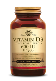 Vitamine D-3 600 IU gélules
