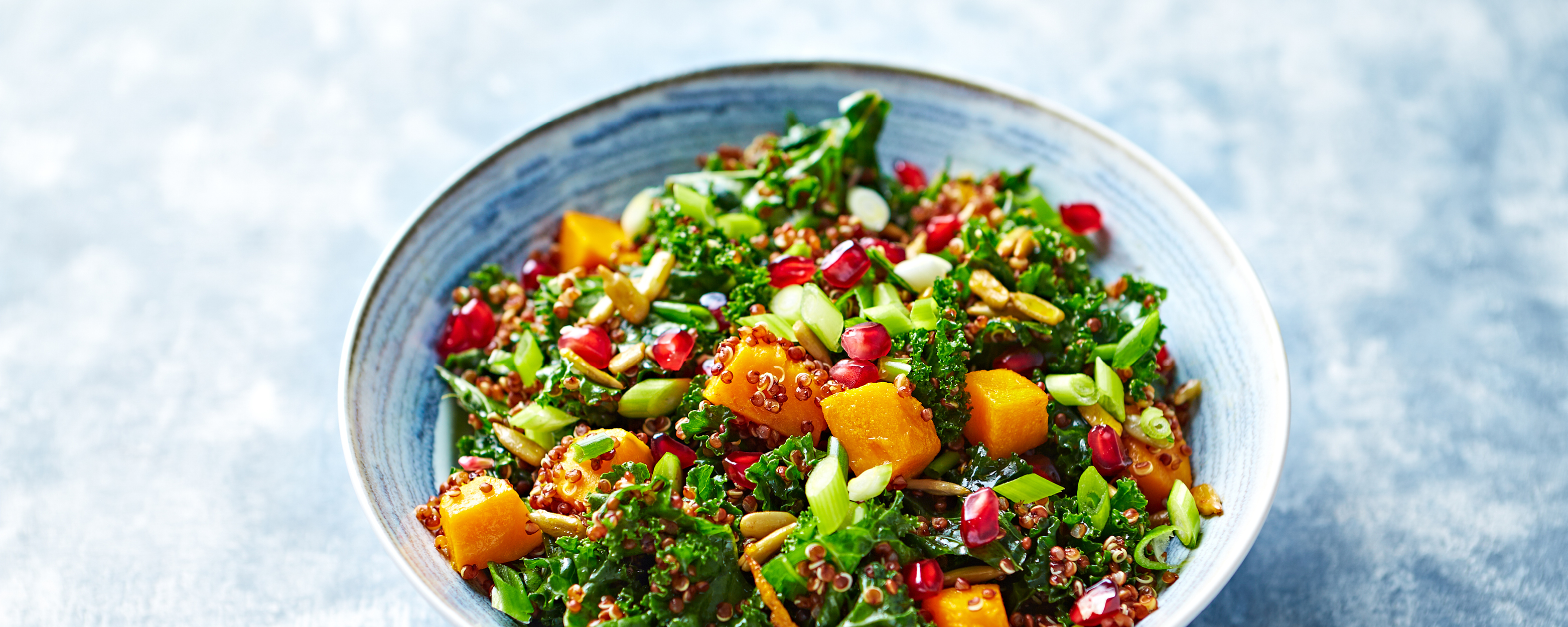 Pompoen quinoa salade
